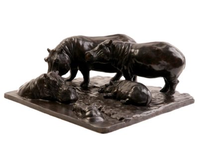 Le bain des hippopotames - Vue 01