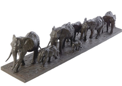 Les-éléphants-d'Afrique-en-marche-vue-02
