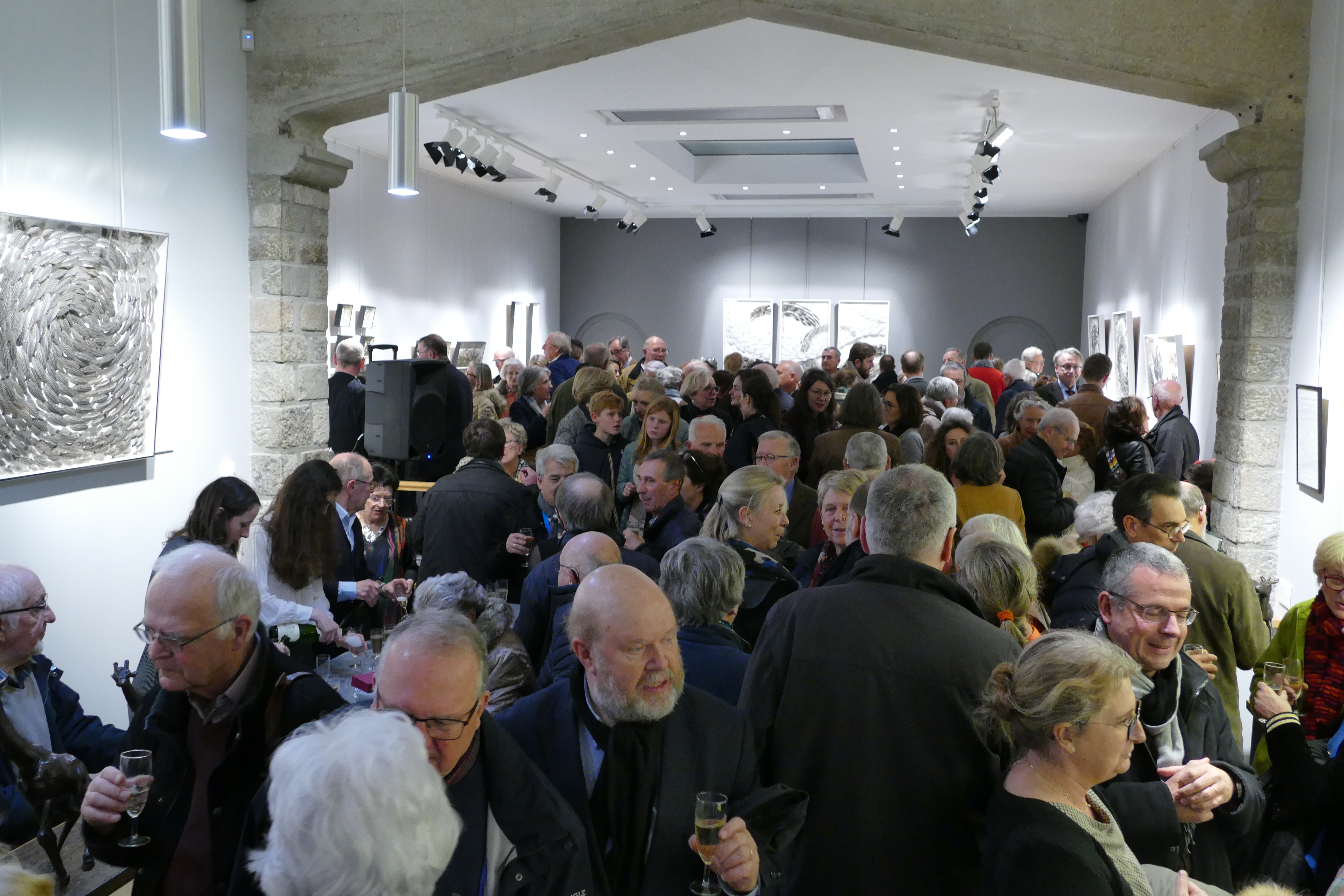 Vernissage exposition Colcombet Limbour Saint-Malo Cristel