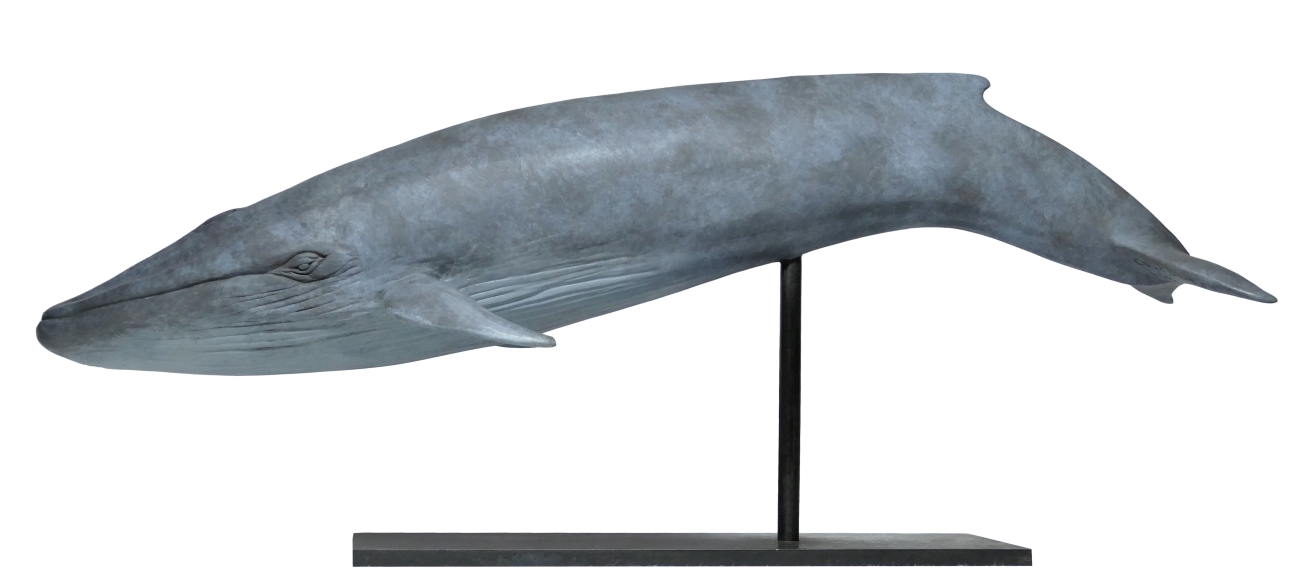 Bronze sculpture Colcombet baleine bleue