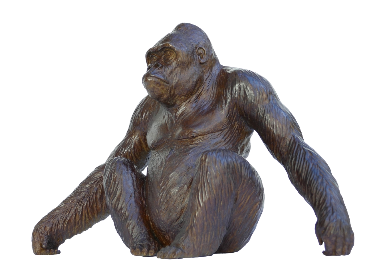 Bronze Colcombet gorille Diogène