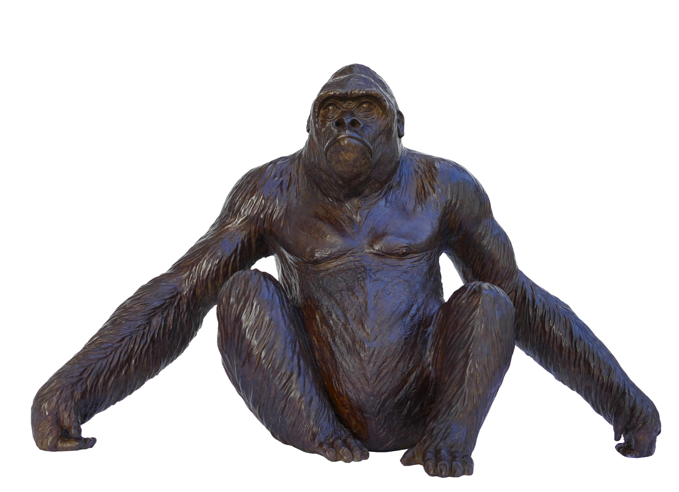 Bronze Colcombet gorille Diogène