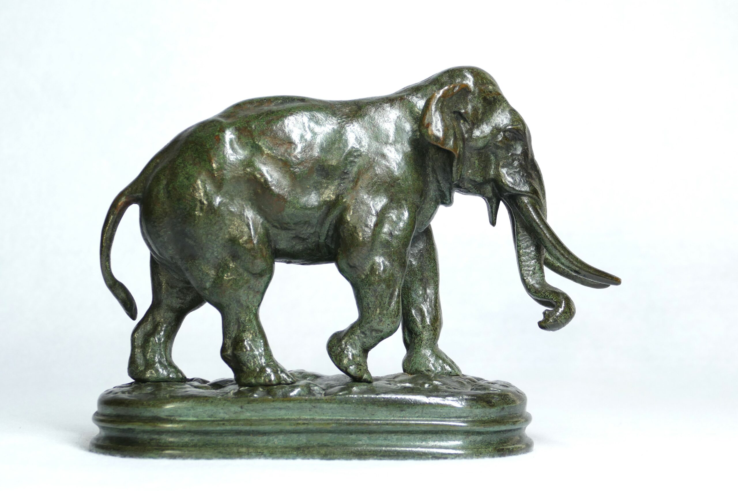 Barye bronze Eléphant d'Asie