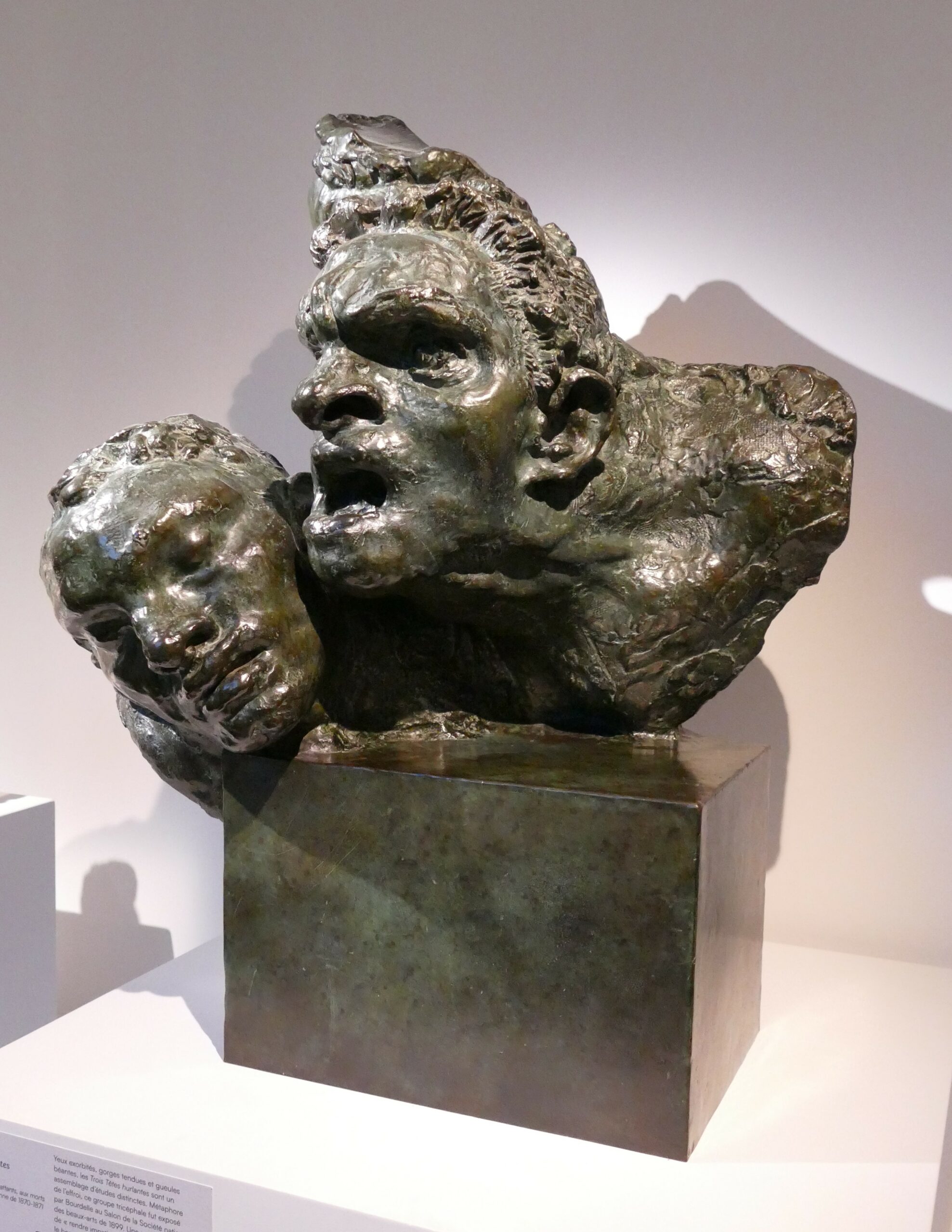 Musée Bourdelle La guerre ou Trois têtes hurlantes